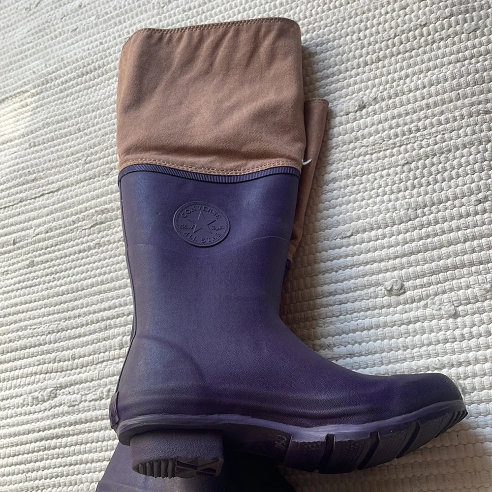 Vtg! CONVERSE Chuck Taylor All-Star Fold Down Rain Boots 5